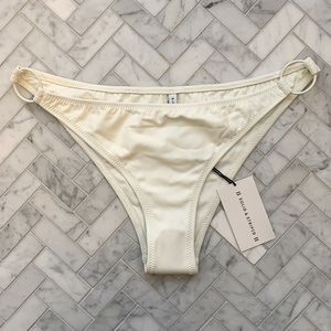 Solid & Striped Tania Bottom in cream, new w/tags